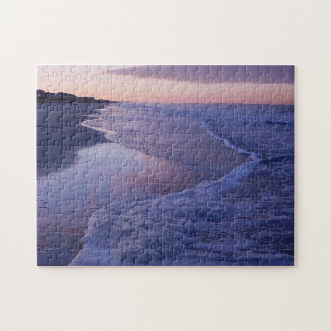 Ocean scen Oak Island NC Pussel (Horisontell)