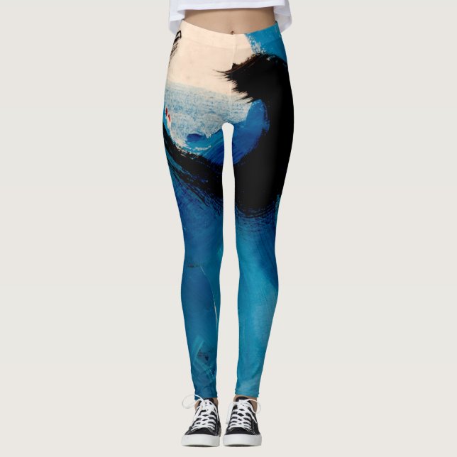 Ocean Scenes Leggings (Framsida)