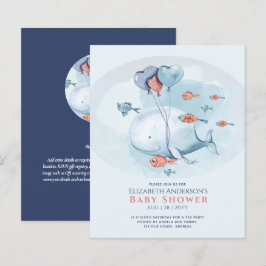 Ocean Sea Life BABY SHOWER Blue Whale