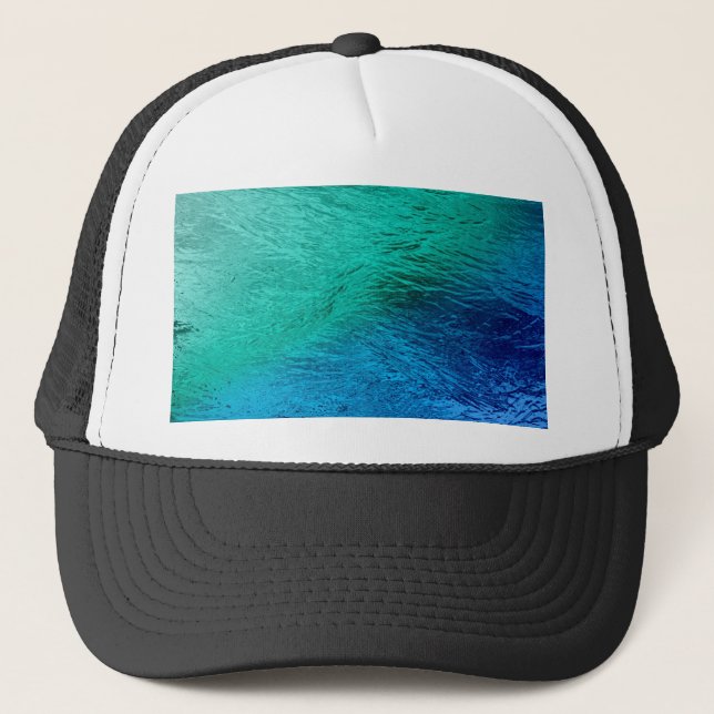 Ocean Sea Vatten Digital Art Hat Truckerkeps (Framsida)