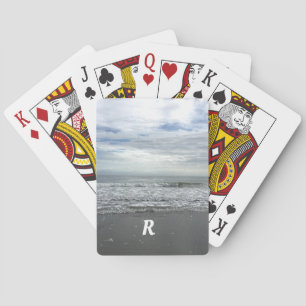 Ocean Sea Vinkarare Vatten Beach Monogram - Inleda Casinokort