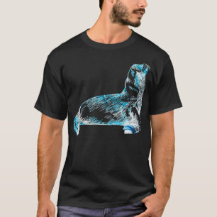 Ocean Seal Wildlife Animal Gift Sea Lejon T Shirt
