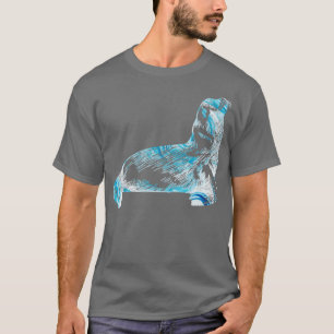 Ocean Seal Wildlife Animal Gift Sea Lejon T Shirt