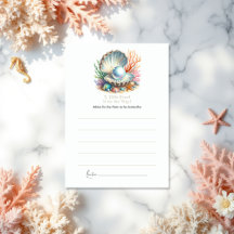Ocean & Seashell Theme Little Pearl Baby Shower