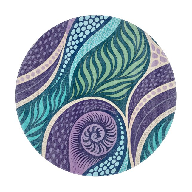 Ocean Shell & Seaweed Mandala (Framsidan)