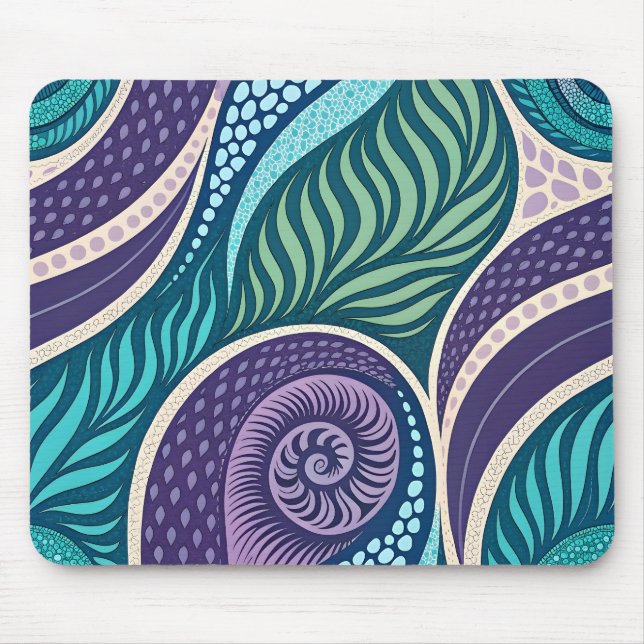 Ocean Shell & Seaweed Mandala Musmatta (Framsidan)