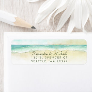 Ocean Shore Bas Returadress Etikett
