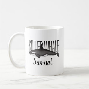 Ocean Simple Killer Whale Nautical Wildlife Animal Kaffemugg