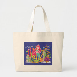 Ocean Siren: Long Red Hair Jumbo Tygkasse