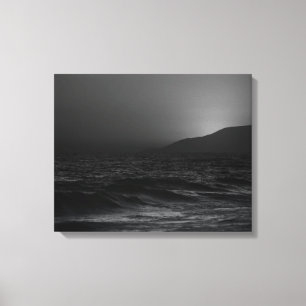 Ocean Sjölandskap Natature Photographic Art Art Canvastryck