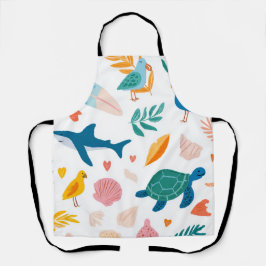 Ocean Soul All-Over Print Apron Gift
