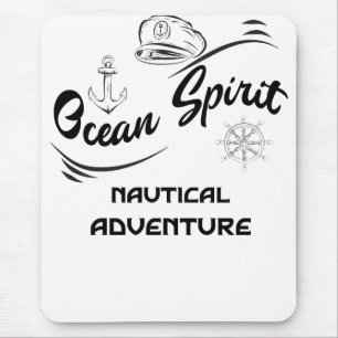 Ocean Spirit Nautical Äventyr Mouse Pad Musmatta
