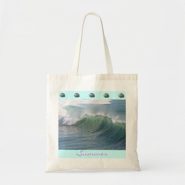 Ocean Splendor Tote Tygkasse (Framsidan)