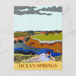 Ocean Spring MS, Vintage vykort