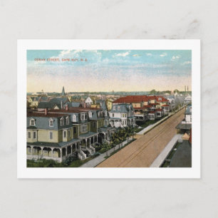 Ocean St., Cape May, New jersey Vintage Vykort