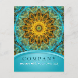 Ocean Star Mandala Vykort