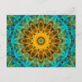 Ocean Star Mandala Vykort