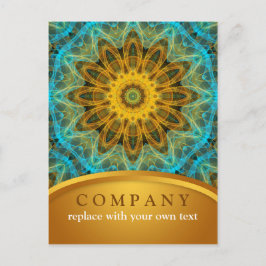 Ocean Star Mandala Vykort