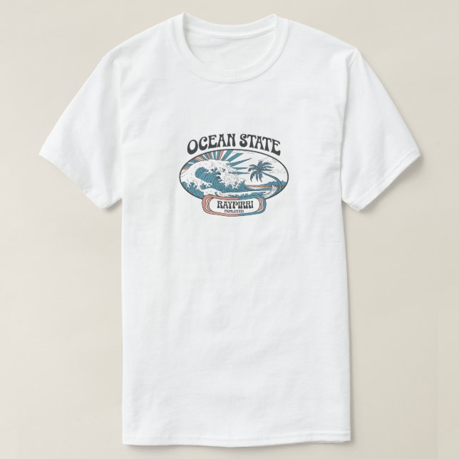 Ocean State Raypirri T Shirt (Design framsida)