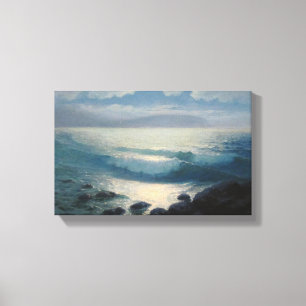 Ocean, sten canvas-målning. canvastryck