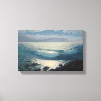 Ocean, sten canvas-målning. canvastryck