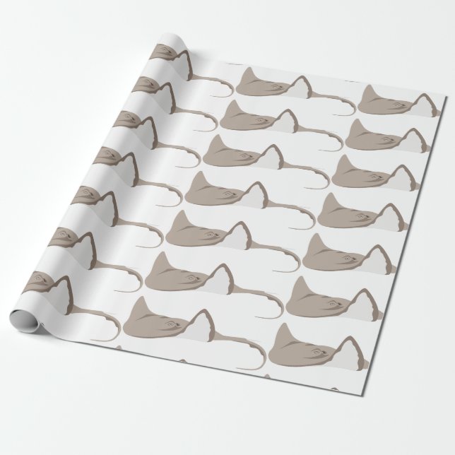 Ocean Stingray Presentpapper (Utrullad)