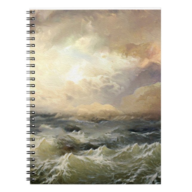 Ocean Storm Vinkarare Anteckningsbok (Framsidan)