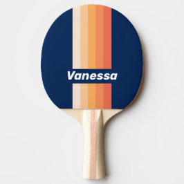 Ocean Sun Fall Pin Ränder med Namn Pingisracket