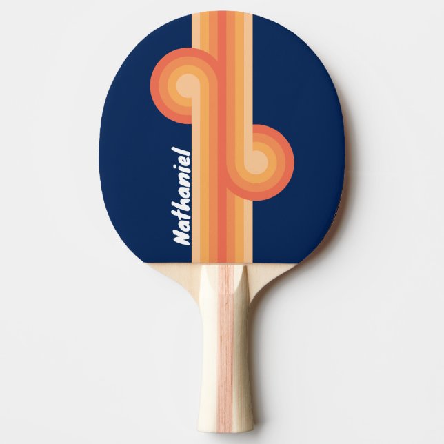 Ocean Sun Fall Stripe Loop med namn Pingisracket (Framsidan)