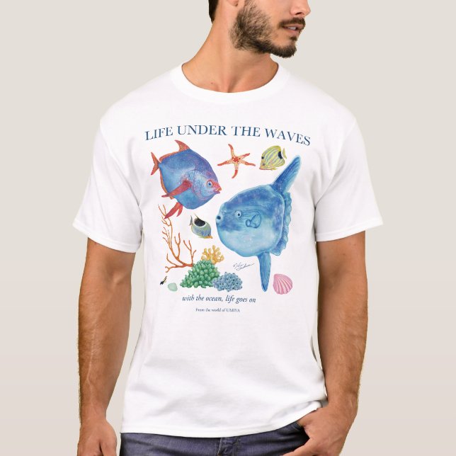 Ocean Sunfish and More | Ocean Life T Shirt (Framsida)