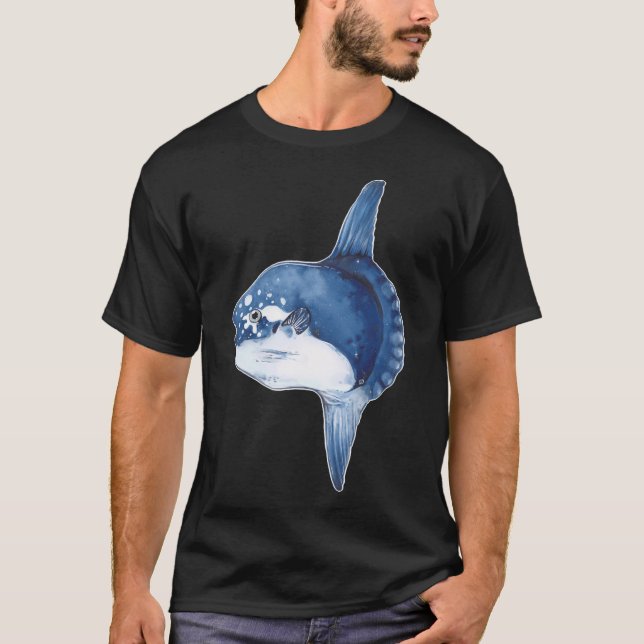 Ocean Sunfish - Mola Mola T Shirt (Framsida)