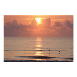 Ocean Sunrise - Daytona Beach, FL (Poster) Fototryck