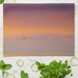 Ocean Sunrise Flight Kökshandduk