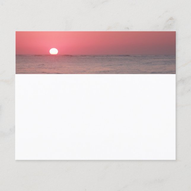 Ocean Sunrise Flygblad (Framsidan)