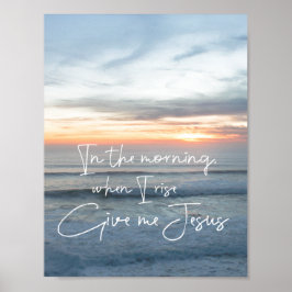 Ocean Sunrise: Ge Me Jesus Citote Poster