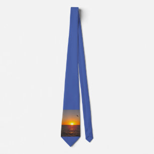 Ocean Sunrise Neck Tie Slips