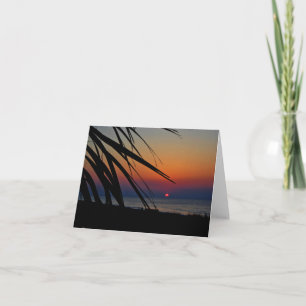 Ocean Sunrise Notecard Kort