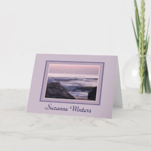 Ocean Sunrise Notecard Kort