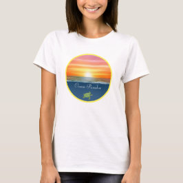Ocean Sunrise och Turtle T Shirt