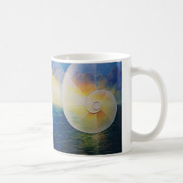 Ocean Sunrise Painting av Lynda Vugler Kaffemugg