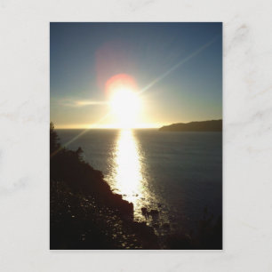 Ocean Sunrise Tairua New Zealand Postcards Vykort