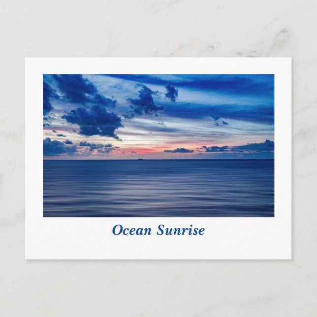 Ocean Sunrise Vykort (Framsida)