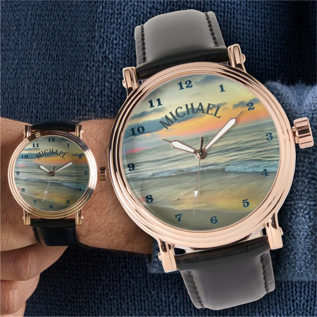 Ocean Sunset 0735 Armbandsur (Skapare uppladdad)