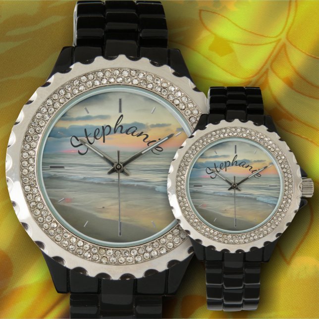 Ocean Sunset 0735 Armbandsur (Skapare uppladdad)