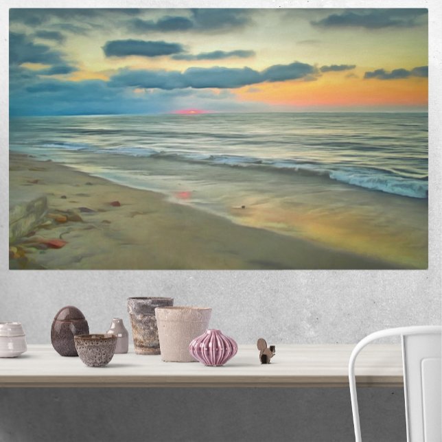 Ocean Sunset 0735 Art Print Poster (Skapare uppladdad)