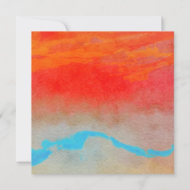 Ocean Sunset Abstrakt (Framsida)