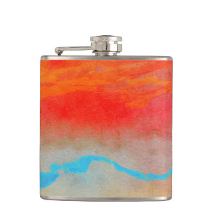 Ocean Sunset Abstrakt Fickplunta
