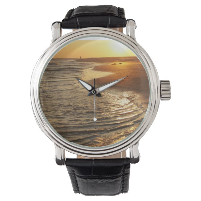 Ocean Sunset Armbandsur (Framsida)