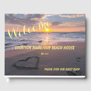 Ocean Sunset Beach House, B&B, Restaurant Welcome Gästböcker