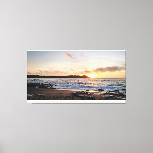 Ocean Sunset Canvastryck (Framsida)